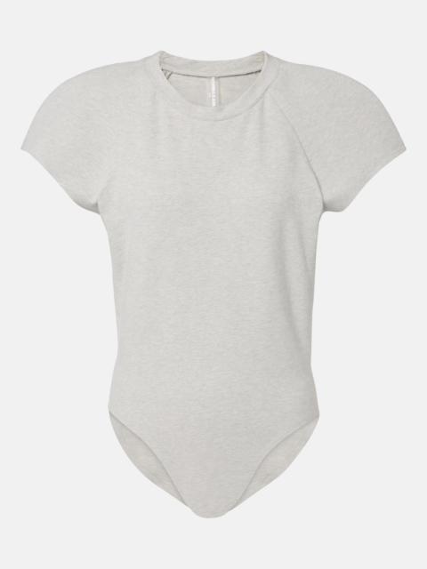 NORMA KAMALI Bomber cotton-blend bodysuit