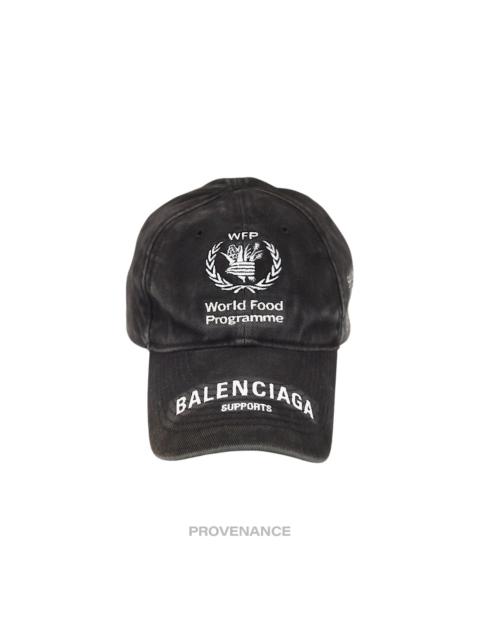 BALENCIAGA Balenciaga WFP World Food Programme Cap - Washed Black