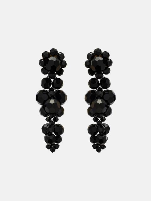 Simone Rocha Crystal-embellished drop earrings