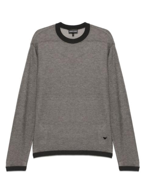 EMPORIO ARMANI textured sweater