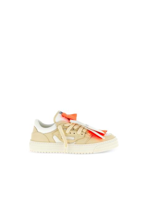 Off-White two-tone low top sneakers