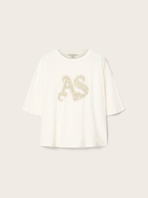 ALLSAINTS ICON AMELIE OVERSIZED EMBELLISHED T-SHIRT