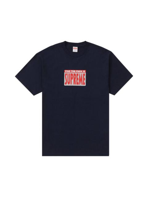 Supreme Who The Fuck Tee 'Navy'