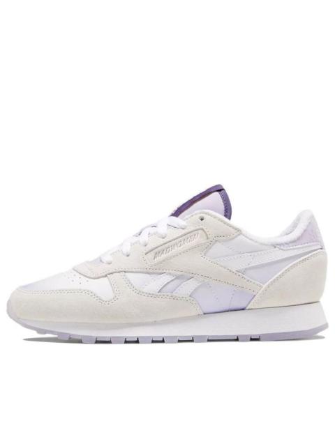 Reebok (WMNS) Reebok MadWoman x Classic Leather 'White Purple Oasis' GW3828