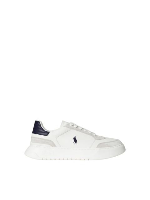 Polo Ralph Lauren Leather lace-up sneakers with logo