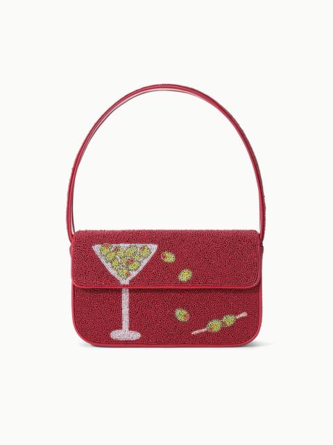 STAUD STAUD TOMMY BEADED BAG EXTRA DIRTY