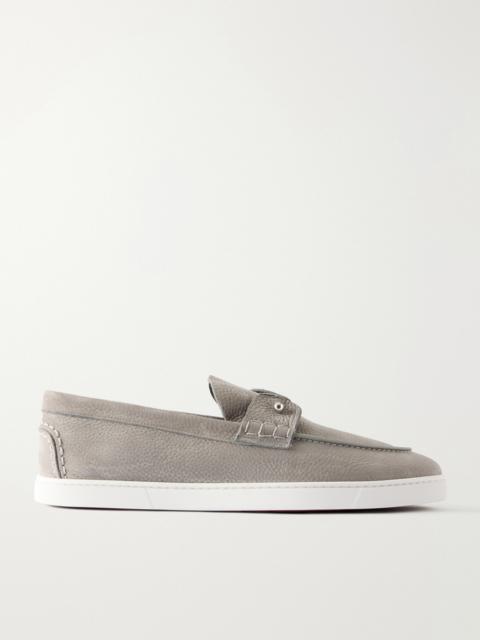 Christian Louboutin Chambeliboat Full-Grain Nubuck Loafers