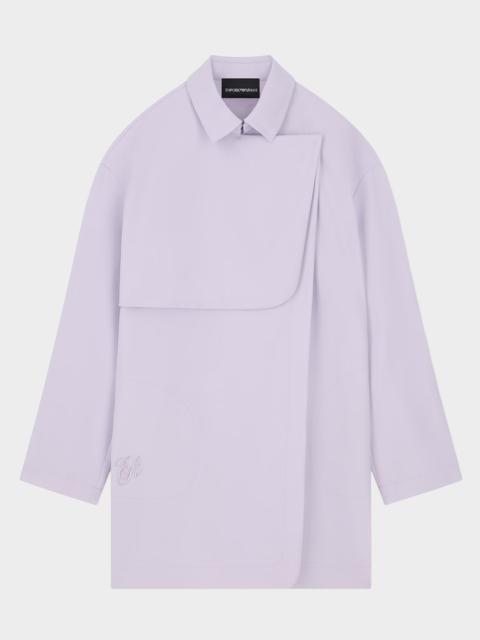 EMPORIO ARMANI Techno Cady Trench Coat