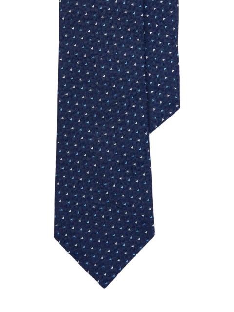 Ralph Lauren Men's Bond St Geometric Silk Tie - Navy