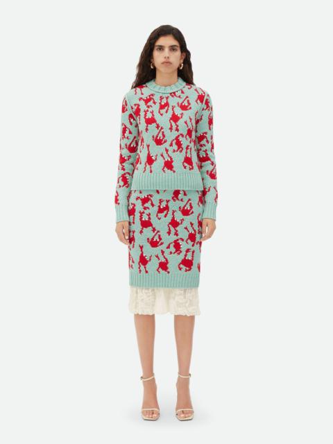 Bottega Veneta Jacquard Crabs Wool Jumper