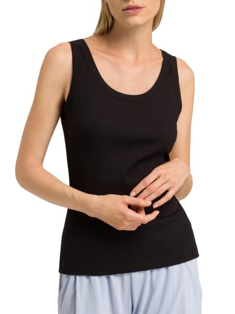 HANRO Women's Sleep & Lounge Tank Top - Black