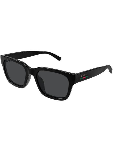GUCCI Men's Gucci Lines 55mm Square Polarized Sunglasses