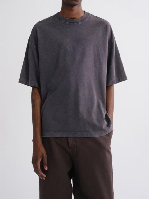 AGOLDE PORTMAN TEE IN WASHED GREY