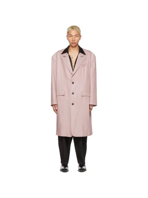 LU'U DAN SSENSE Exclusive Pink 90's Tailored Coat
