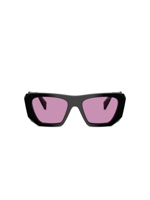 Prada Symbole geometric-frame sunglasses