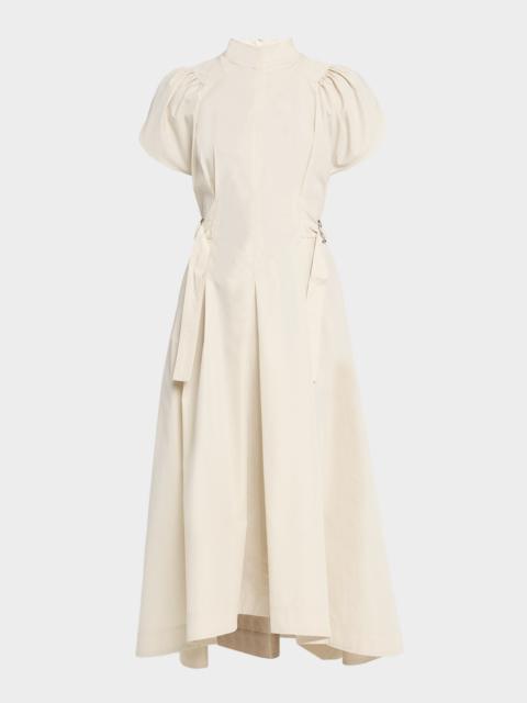 3.1 Phillip Lim A-Line Tulip-Sleeve Midi Dress