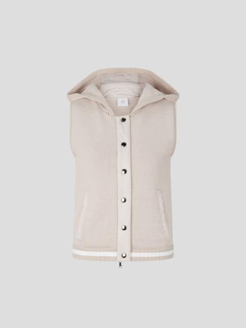 BOGNER Maxima Knitted waistcoat in Sand