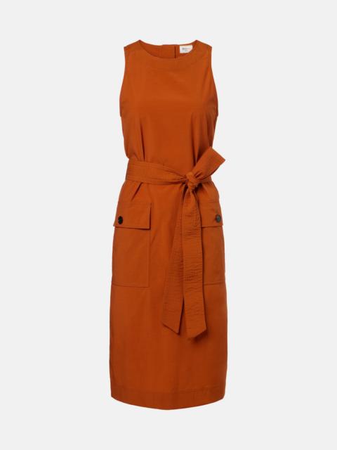 SAINT LAURENT Belted midi dress