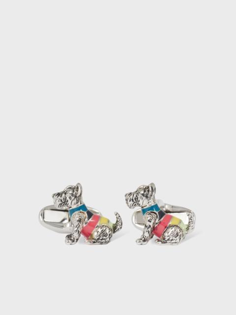 Paul Smith 'Artist Stripe Dog' Cufflinks