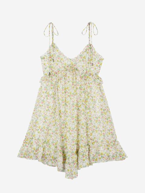 The Kooples FLORAL PRINT SHORT DRESS