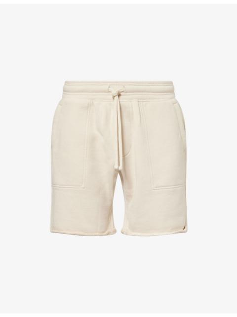 PAIGE Ruiz Raw-Hem Cotton-Jersey Shorts