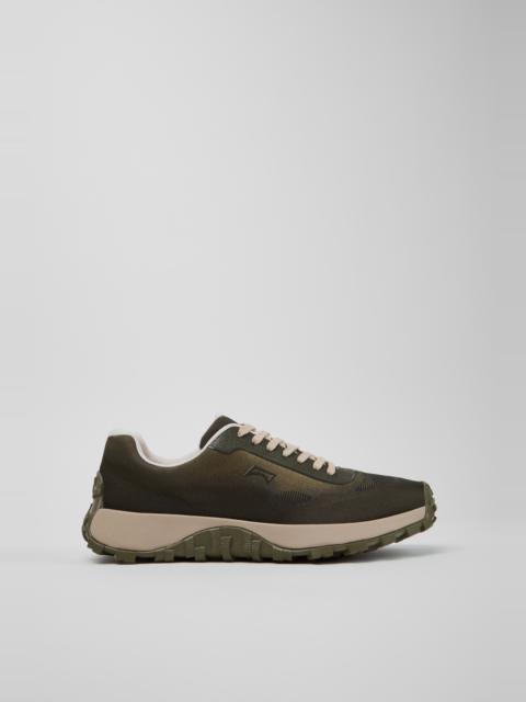 CAMPER Drift Trail Green Recycled PET Engineered Materials Sneakers for Men.