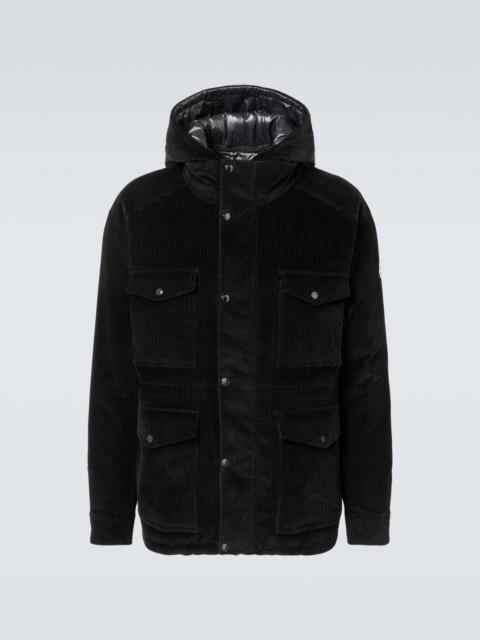 Greselin reversible corduroy down jacket