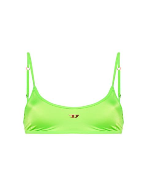 Diesel Nala logo-appliquÃ© bikini top
