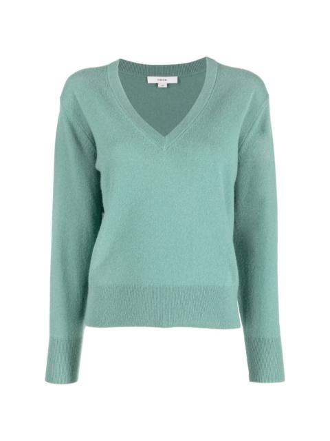 v-neck plain jumper