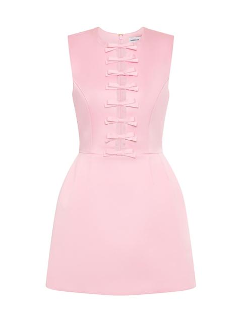 REBECCA VALLANCE Women's Aymee Bow Minidress - Soft Pink