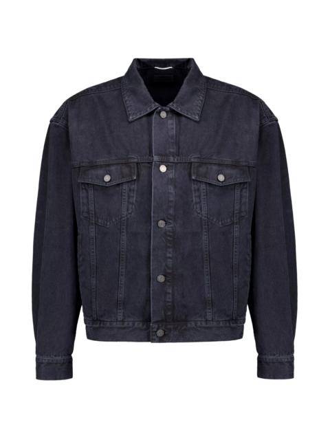 SAINT LAURENT ELASTIC BELT TRUCKER JACKET