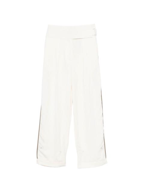 entire studios slit-pocket trousers
