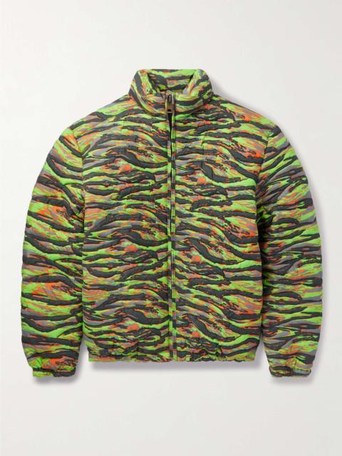 ERL Printed Quilted Cotton-Jacquard Down Jacket