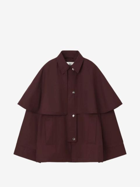 Rodebjer cape-detail press-stud jacket