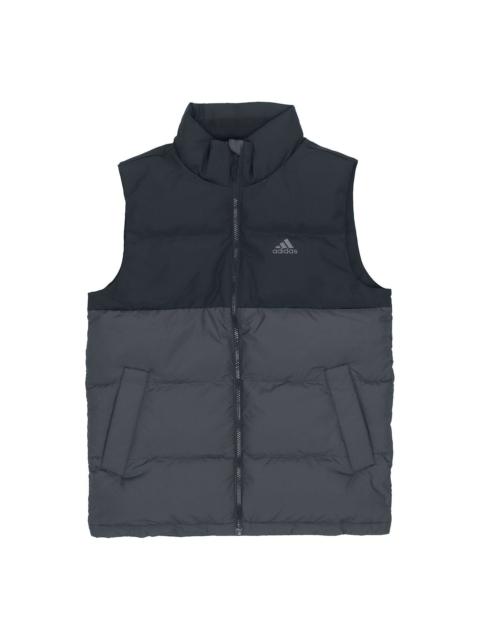 adidas Down Vest Outdoor Sports Splicing Black GF0057