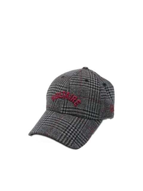 Zadig & Voltaire logo-embroidered checked cap