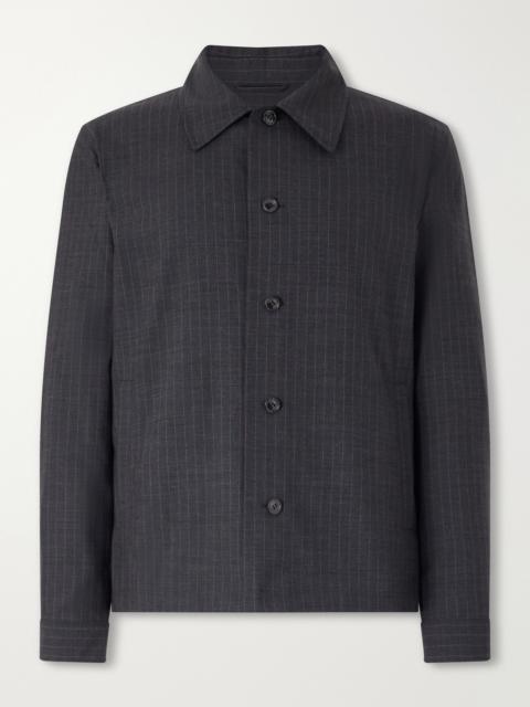 NN07 Zander 10037 Pinstriped Recycled-Woven Jacket