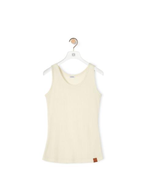 Loewe Tank top in viscose silk jersey
