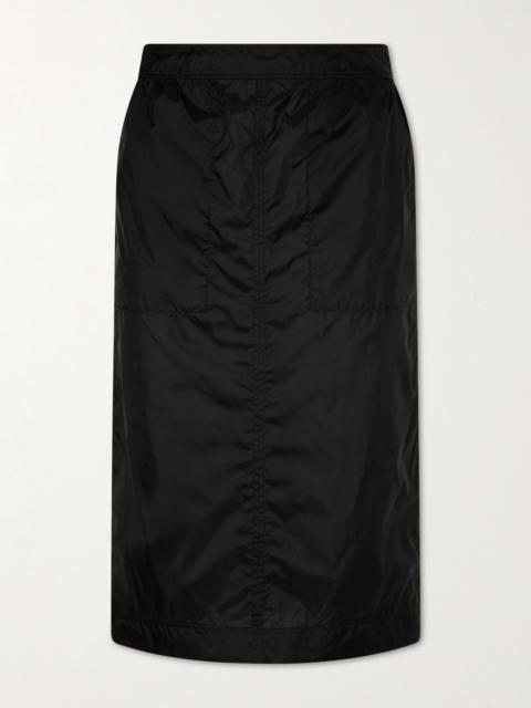 SAINT LAURENT Woven Midi Skirt