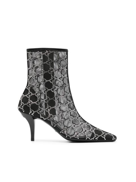 GUCCI GG mid-heel boot
