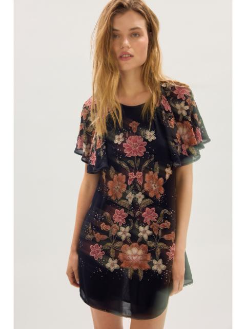 FREE PEOPLE Tropics Beaded Mini Dress