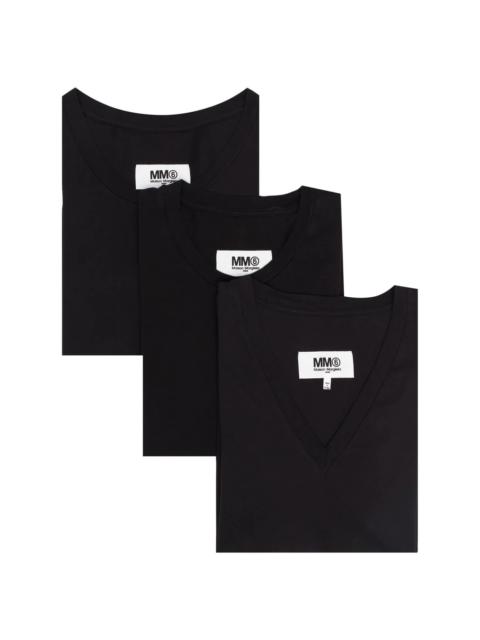 three-pack short-sleeved T-shirts