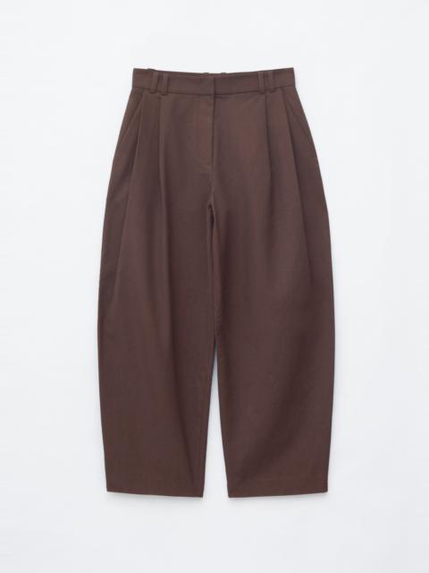& Other Stories Barrel‑Leg Cropped Trousers