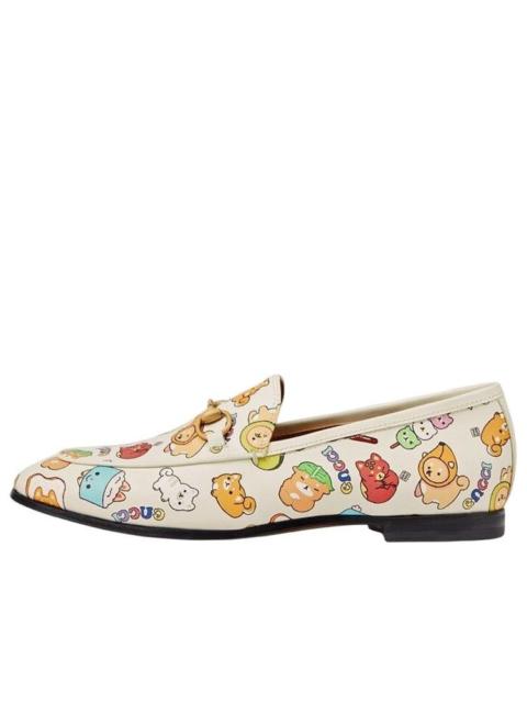 GUCCI (WMNS) Gucci Jordaan Loafer 'Beige Multi' 737548-AABXY-9253