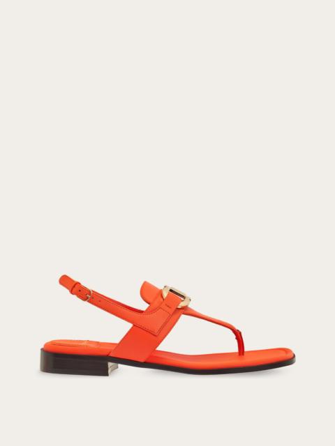 FERRAGAMO Gancini ornament sandal