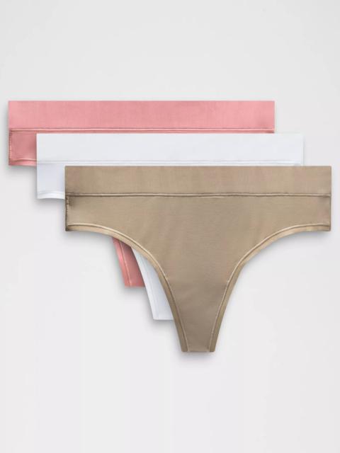 lululemon UnderEase High-Rise Thong Underwear *3 Pack