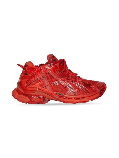 BALENCIAGA Men's Runner Sneaker in Red