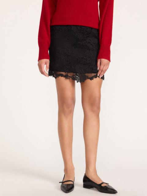 BROCHU WALKER The Mara Lace Mini Skirt
