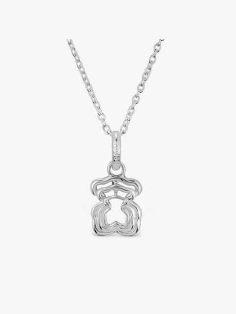 TOUS Bickie silver triple bear Necklace