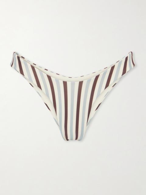 HAIGHT Leila Striped Bikini Briefs
